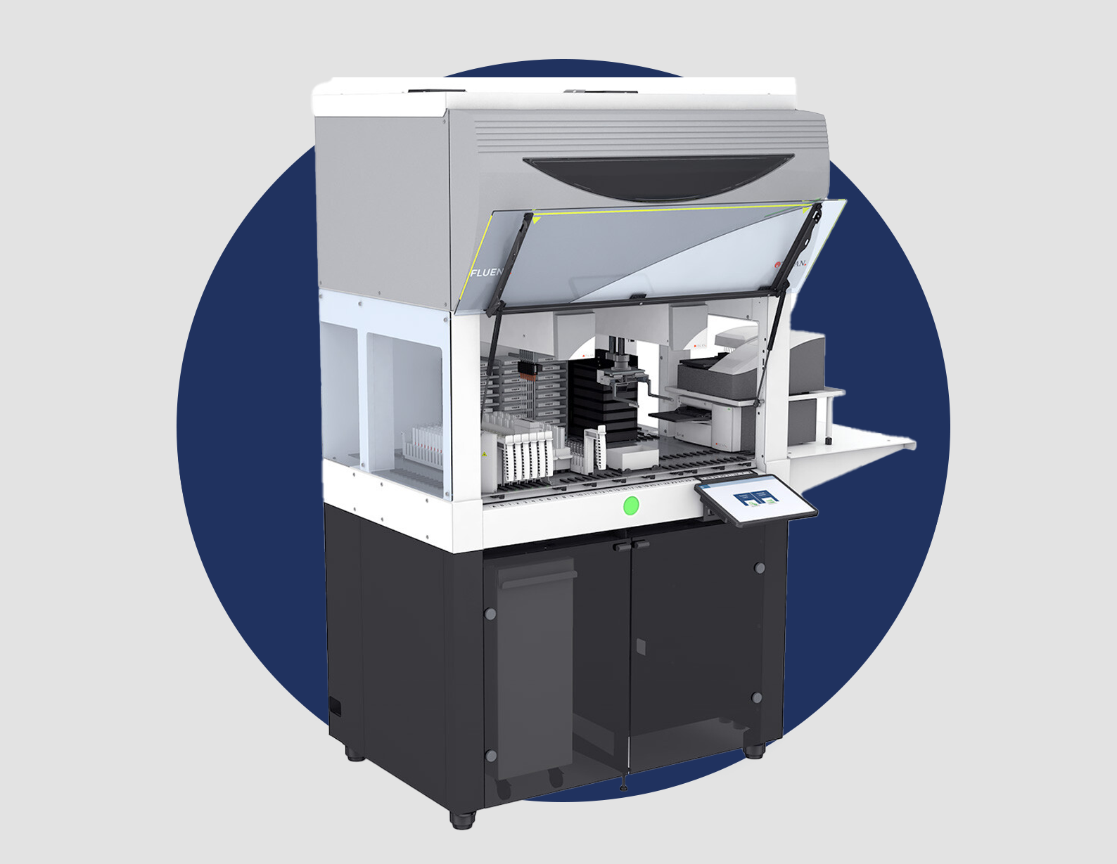 Tecan Fluent robotic liquid handling system for protein preparation and SomaScan assays